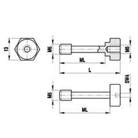 Drive Chain Mini Moto 6mm 25H 75 Links // 150 Pins, Steel