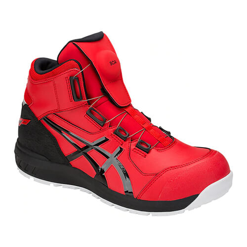รองเท้าเซฟตี้ WINJOB CP304 BOA Classic Red x Black แบรนด์ ASICS